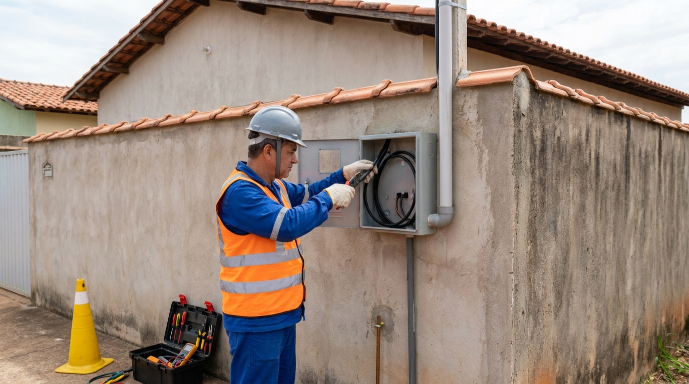Instalacao de padrao de energia profissional em Limeira‑SP